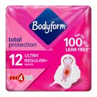 Bodyform Normal Towels Wings 12s