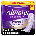 Always Discreet Incontinence Pads for Women - Long