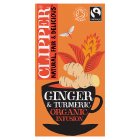 Clipper Organic Fairtrade Restoring Roots Ginger & Turmeric 20 Tea Bags