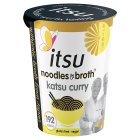 itsu katsu curry instant noodles & broth pot