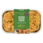 Angela Hartnett with Waitrose Rosemary & Sea Salt Focaccia