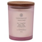Chesapeake Bay Joy & Laughter Scented Candle Jar, Medium, Cranberry & Dahlia