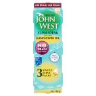 John West No Drain MSC Tuna Steak in Sunflower Oil