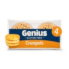 Genius Gluten Free 4 Classic Crumpets 220g