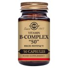 Solgar Vitamin B-Complex 50 100 Vegetable Capsules