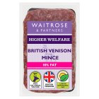 Waitrose British Venison Mince