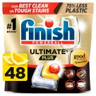 Finish Ultimate Plus All in One Lemon Dishwasher Tablets x48