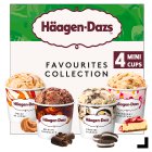 Haagen-Dazs Fruit Collection Mini Frozen Dessert Ice Cream Tub 4x95ml
