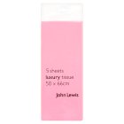 John Lewis Pink Tissue Paper 50cm x 66cm
