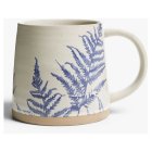 Floral Mug Blue Fern