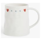 Flora Love Hearts Mug Red