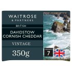 Waitrose Davidstow Cornish Vintage Mature Cheddar Cheese Strength 7