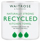 WR Recycled White Kitchen Roll 2x100 sheets2x100 sheets