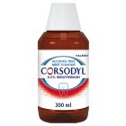Corsodyl Medicated Antibacterial Mouthwash Mint, Alcohol Free, 300ml