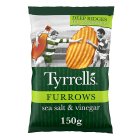 Tyrrells Furrows Sea Salt & Vinegar Sharing Crisps 150g