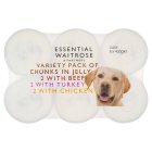 Essential Waitrose Meat Selection Chunks in Jelly