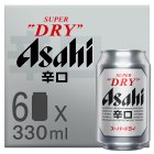 Asahi 4 x 440ml Super Dry Lager Beer Cans