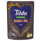 Tilda Basmati & Wild Wholegrain Rice250g
