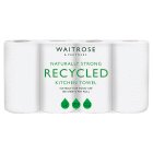 WR Recycled White Kitchen Roll 4x100Sheet
