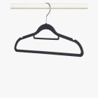 John Lewis Rubberised Hangers x10 Black