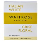 Waitrose Italian White Crisp & Floral Bag in Box