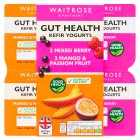 Waitrose Gut Health Mixed Berry, Mango & Passionfruit Kefir Yogurts