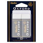 Helix Oxford Pack of 2 Large Sleeved Erasers