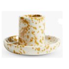 John Lewis Honey Splash Small Candle Holder