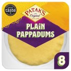 Patak's Plain Mini Pappadums 65g
