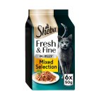 Sheba Fresh & Fine Wet Cat Food Pouches Chicken & Turkey