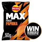 Walkers Max Punchy Paprika Crisps