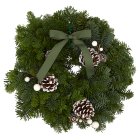 Waitrose Gold Woodland Wreath 8"