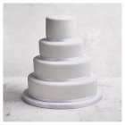 Golden Sponge Classic Ribbon Wedding Cake