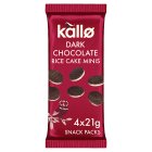 Kallo Belgian Dark Chocolate Mini Rice Cakes Multipack