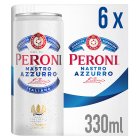Peroni Nastro Azzurro Beer Lager Cans