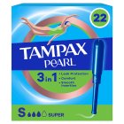 Tampax Pearl Super Tampons With Applicator X 18