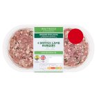 Waitrose 4 British Lamb Burgers454g