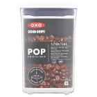 OXO POP Airtight Rectangular Kitchen Storage Container, Clear, 1.6L