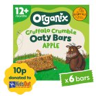 Organix Gruffalo Crumble Apple Organic Soft Oaty Bars Toddler Snack Multipack 6 x 23g