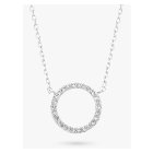 Estella Bartlett Pave set Circle necklace
