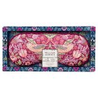 William Morris At Home Strawberry Thief Velvet Eye Mask Lavender