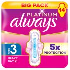 Always Platinum Day/Night Size 3 14ct