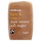 Waitrose Fairtrade Dark Brown Muscovado Sugar