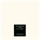 JL Cream Napkins 33cm 20 pack