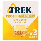 TREK Smooth Lemon Protein Flapjacks