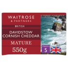 Waitrose Davidstow Cornish Vintage Mature Cheddar Cheese Strength 7 Large550g