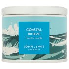 John Lewis Coastal Breeze Scented Candle Tin