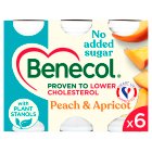 Benecol Peach & Apricot No Added Sugar Yogurt Drinks