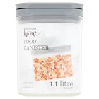 John Lewis ANYDAY Flip Lock Airtight Square Storage Container, 1.1L