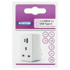 USB A + USB C Power Adaptor